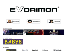 Tablet Screenshot of evdaimon.com